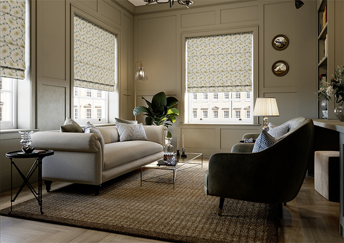 Land & Shore Lorie, Green - Roman Blind - Image 6